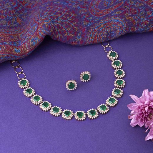 Exquisite Rose Gold Jewellery Set